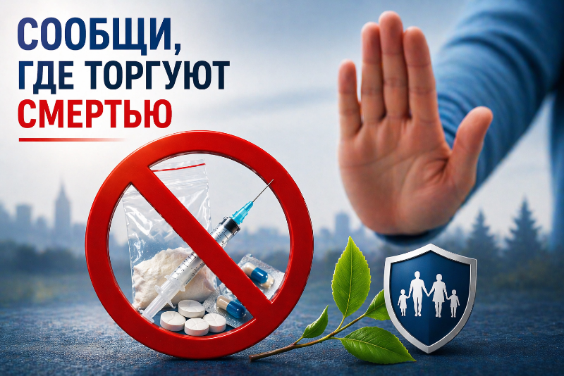 Стартует антинаркотическая акция «Сообщи, где торгуют смертью»