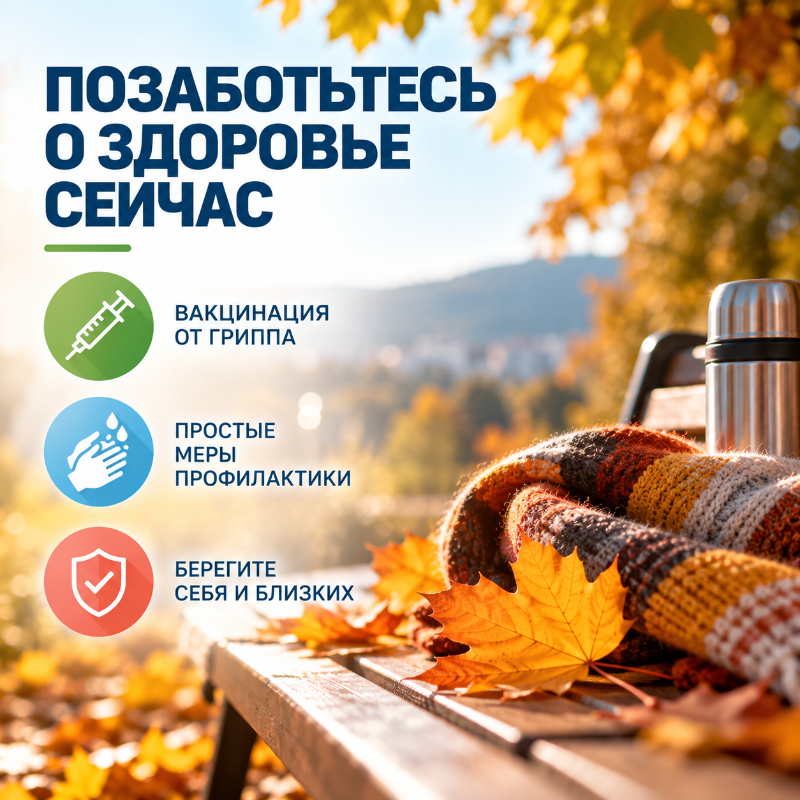 Осень - время позаботиться о здоровье 