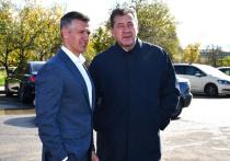 Глава Горячего Ключа Сергей Белопольский и руководитель СКЖД Сергей Задорин оценили ход реконструкции железнодорожной станции