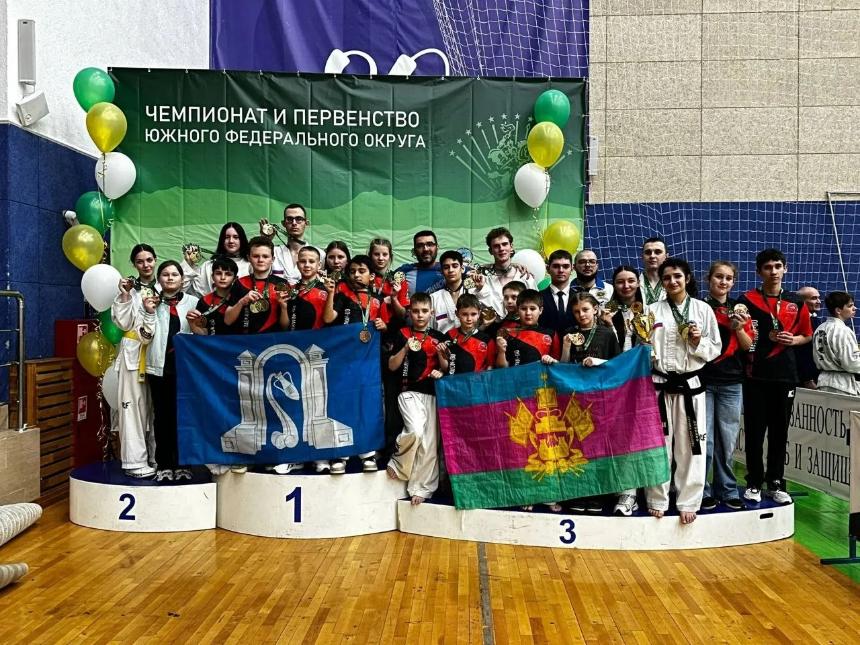 Триумф Краснодарского края на Чемпионате и Первенстве ЮФО по тхэквондо