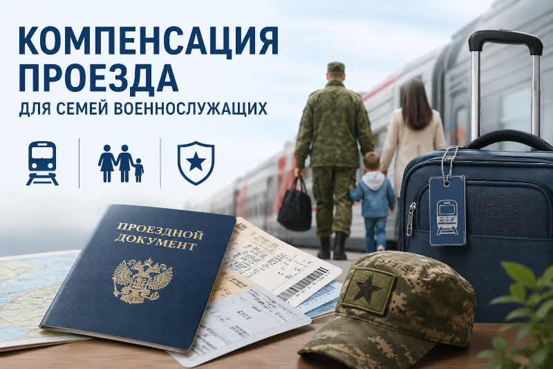 Изменения в порядке компенсации проезда для членов семей военнослужащих