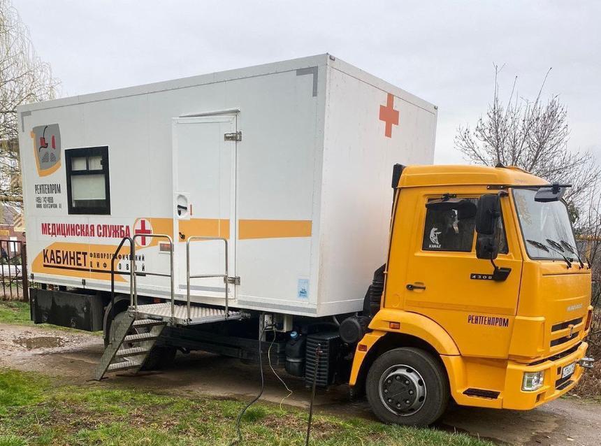 График работы мобильного флюорографа в феврале