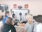 Профориентационный классный час с Горячеключевской ЦРБ