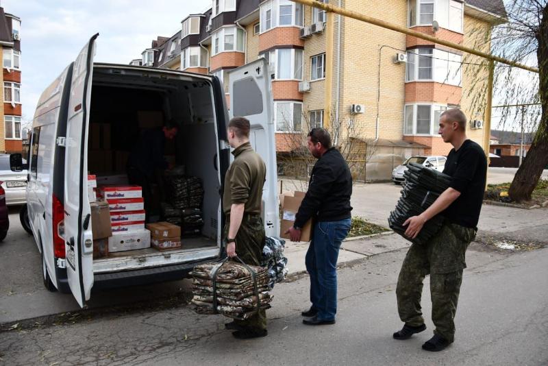 Из Горячего Ключа в Херсонскую область отправилась гуманитарная колонна