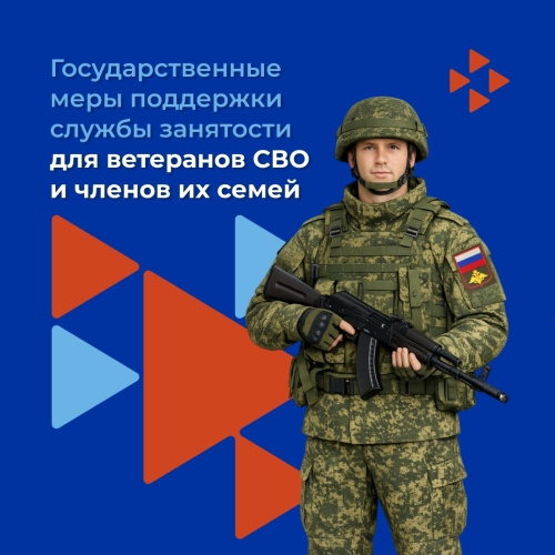 Государственные меры поддержки службы занятости для ветеранов СВО и членов их семей