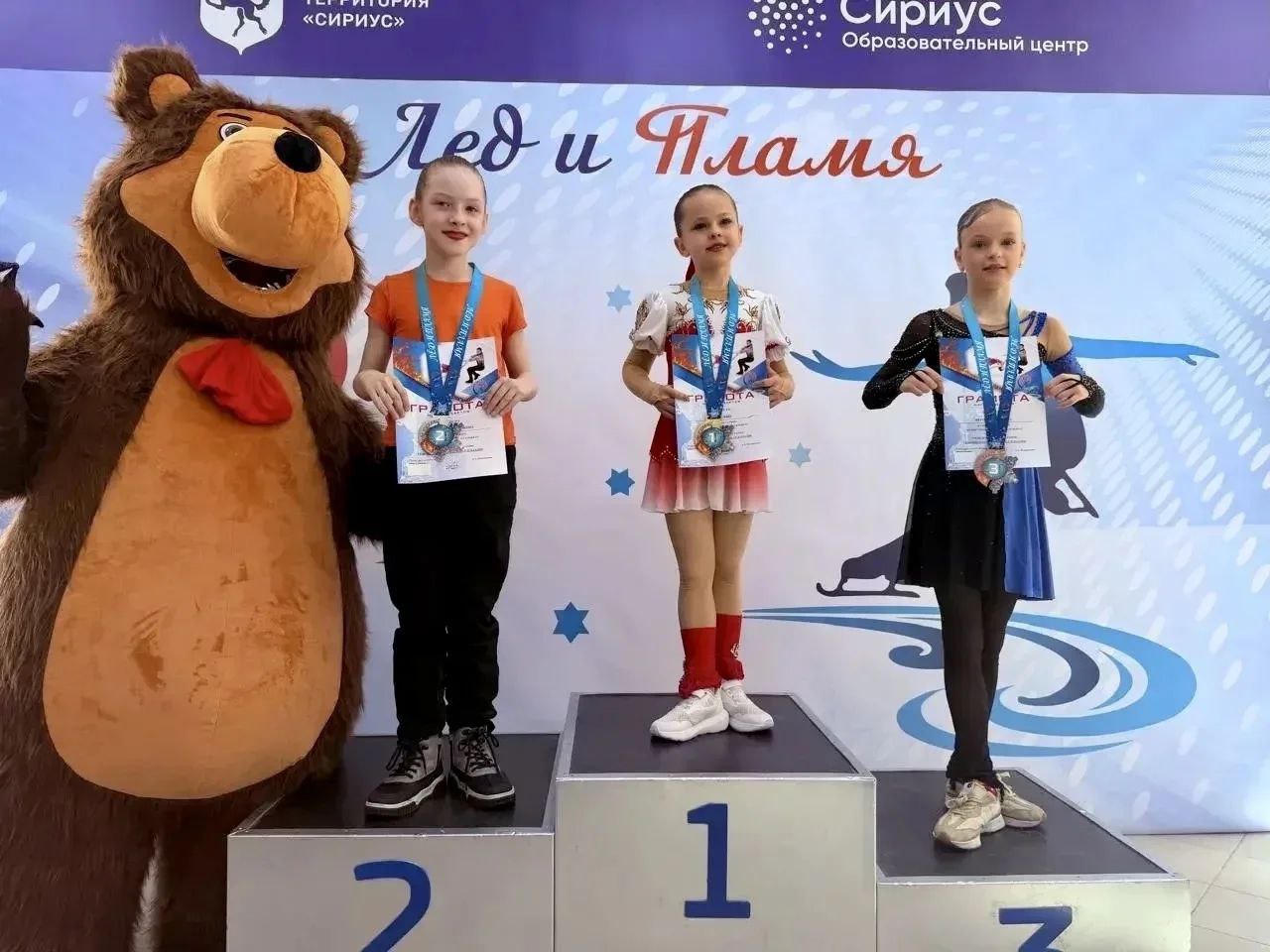 Фигуристы Горячего Ключа - в числе призёров турнира «Лёд и пламя»