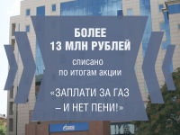 «Газпром межрегионгаз Краснодар» подвел итоги ежегодной акции «Заплати за газ – и нет пени!»