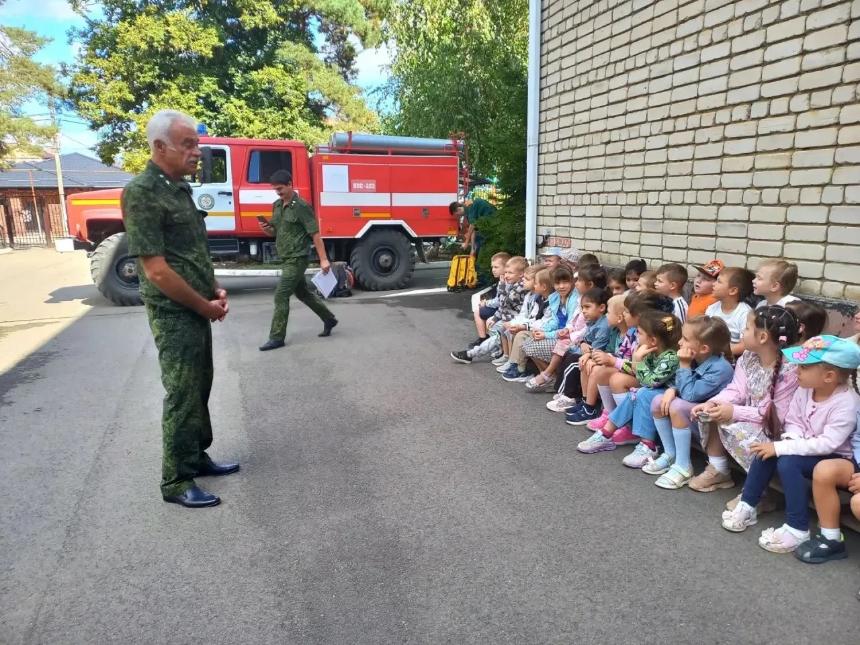 В детском саду №5 прошла встреча, посвящённая защите леса от пожаров