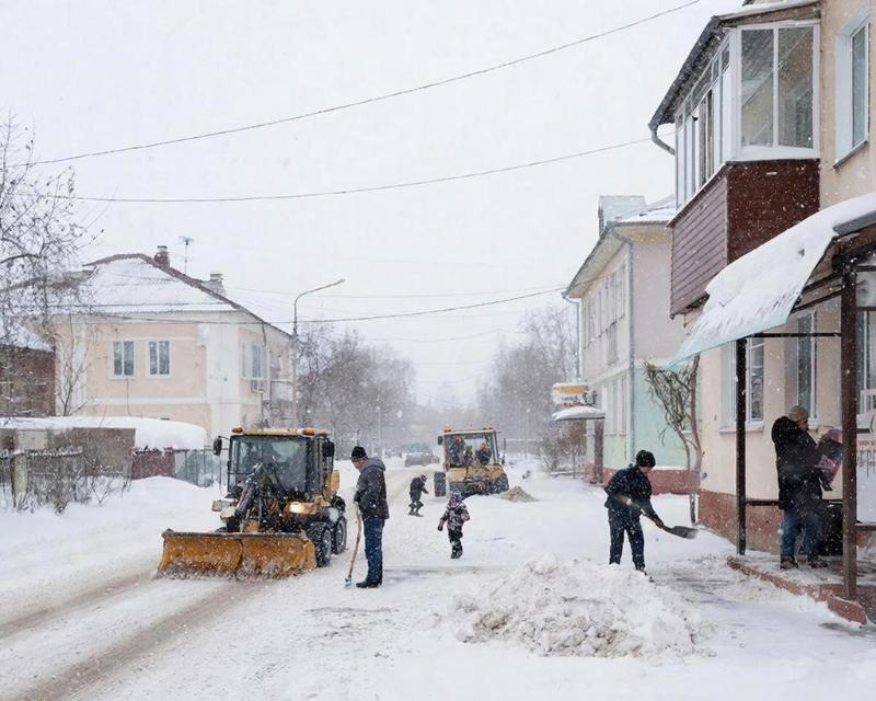 Снегопад? Не забывайте про свою территорию